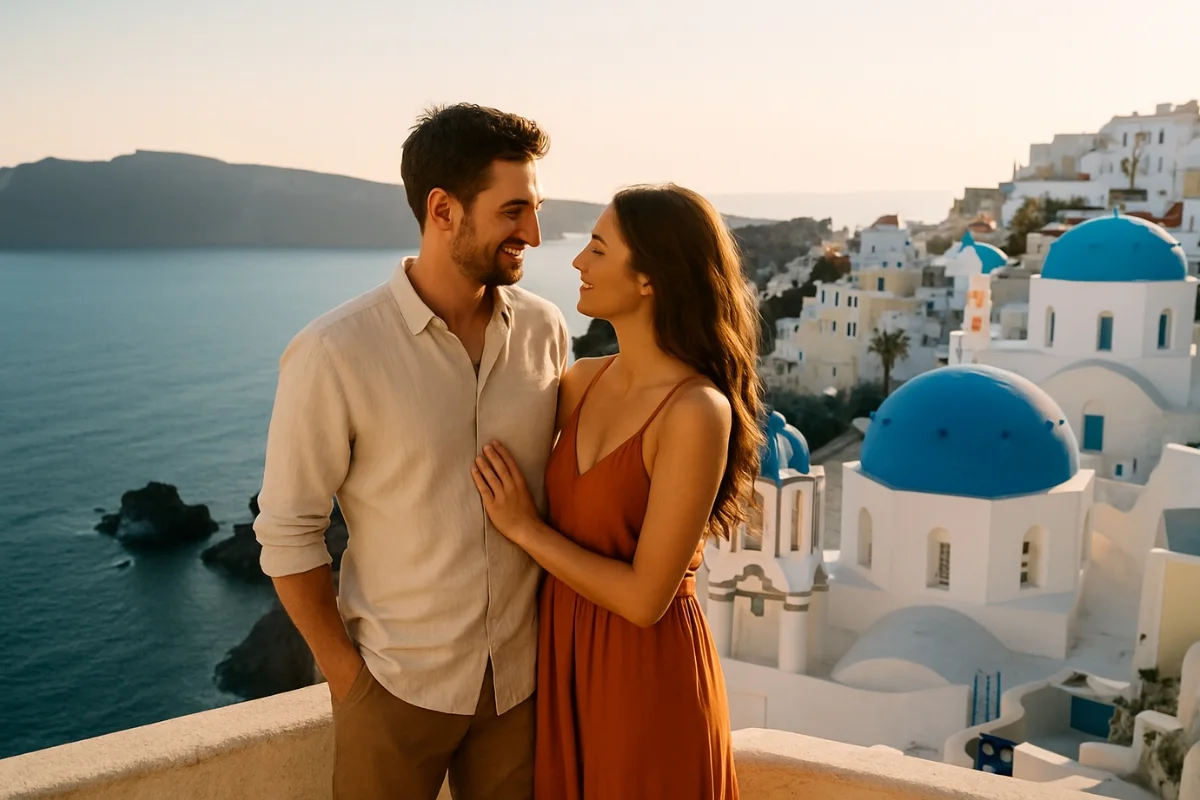 Azure Greece Coastal Romance